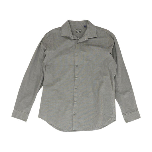 Gray Misc Long Sleeve Button Down