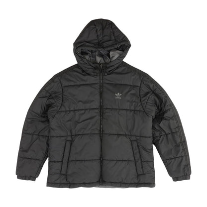 Charcoal Solid Puffer Jacket