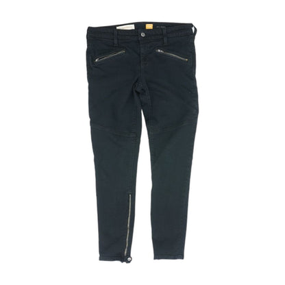 Black Solid Slim Leg Jeans