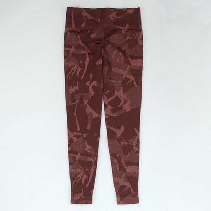 Burgundy Graphic Leggings