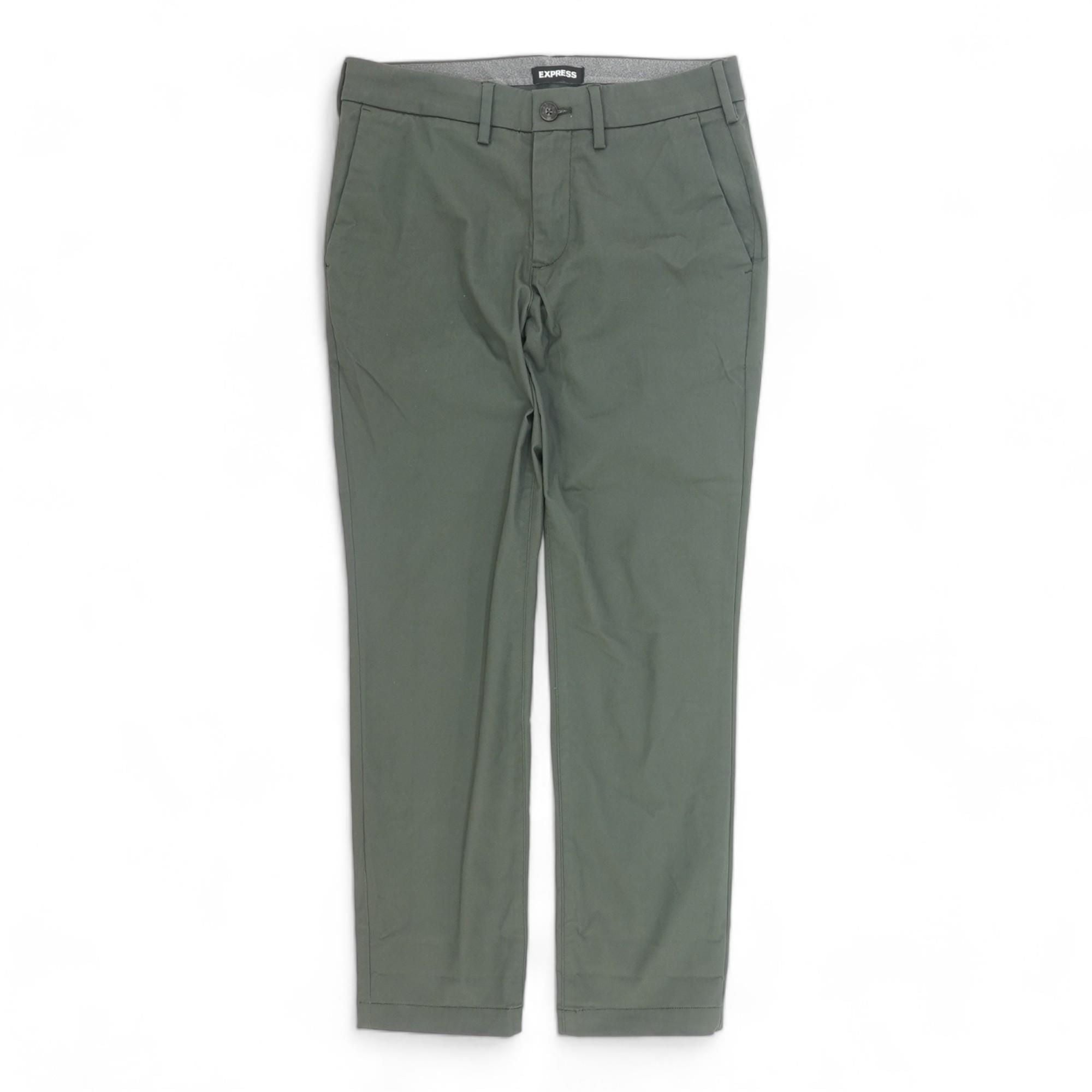 Green Solid Chino Pants – Unclaimed Baggage