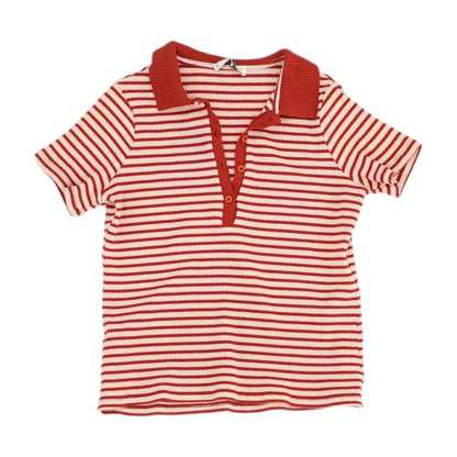 Red Striped Polo