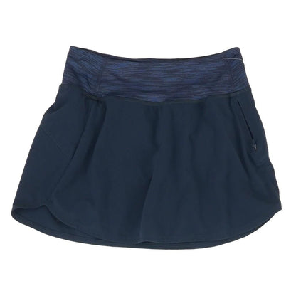 Blue Solid Active Shorts