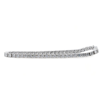 18K White Gold Diamond Tennis Bracelet