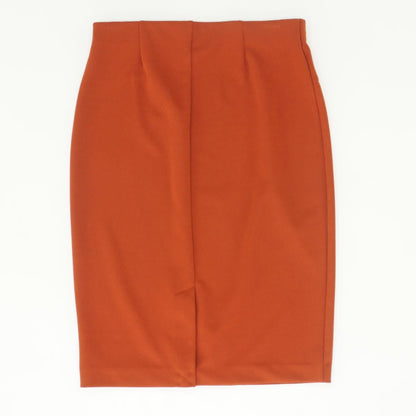 Rust Solid Mini Skirt