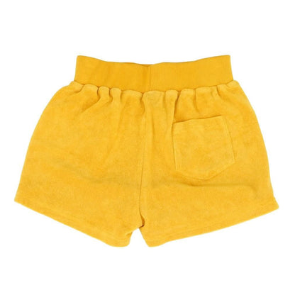 Yellow Solid Shorts