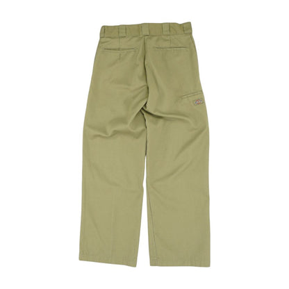 Tan Solid Cargo Pants