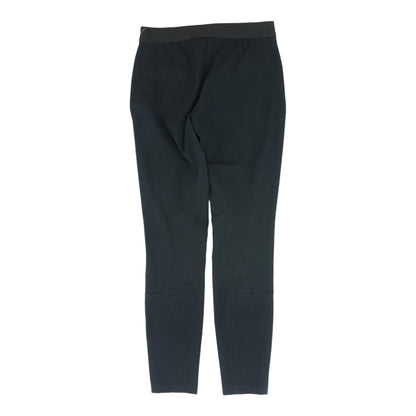 Black Solid Active Pants