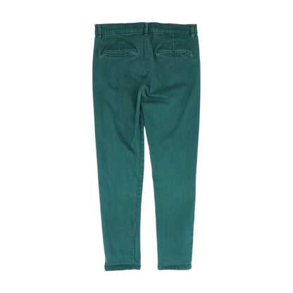 Green Solid Chino Pants