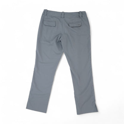 Gray Solid Active Pants