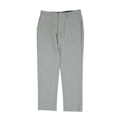 Gray Solid Chino Pants