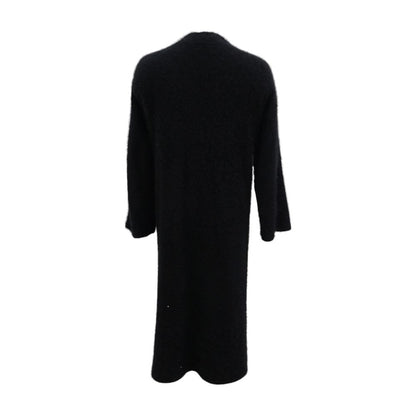 Black Solid Cardigan Sweater