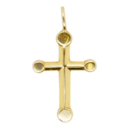 18K Gold Cross Pendant