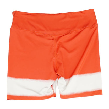 Red Color Block Active Shorts