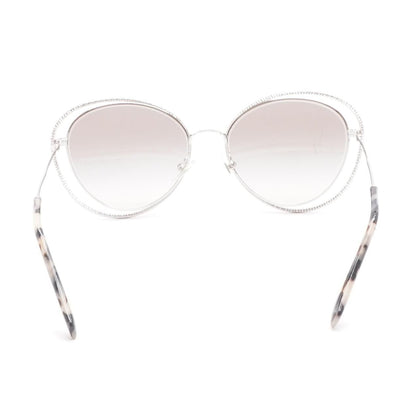 Silver SMU 59V Round Sunglasses