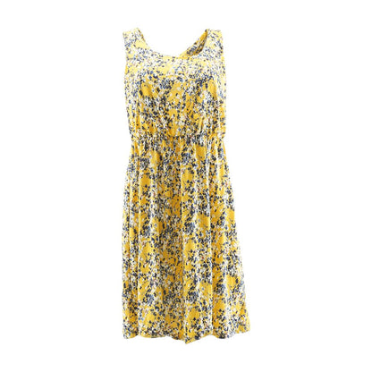 Yellow Floral Mini Dress