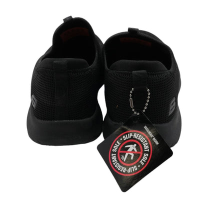 Ultra Flex Black Slip On Athletic Shoes