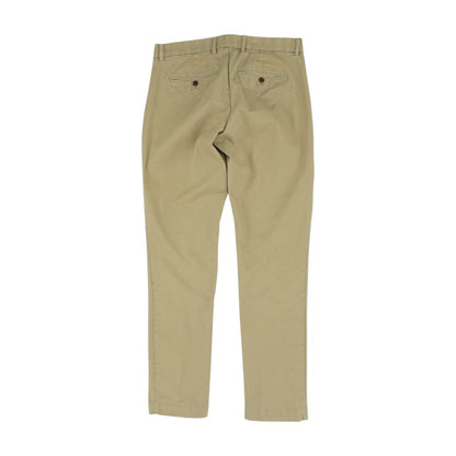 Khaki Solid Chino Pants