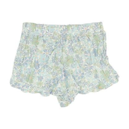 Blue Floral Shorts