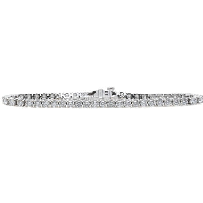 18K White Gold Diamond Tennis Bracelet