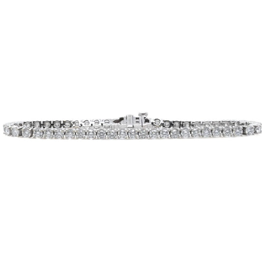 18K White Gold Diamond Tennis Bracelet