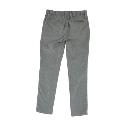 Gray Solid Dress Pants