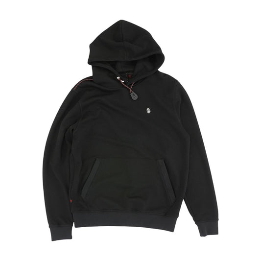 Black Solid Hoodie Pullover