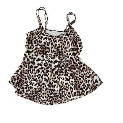 Multi Animal Print Swim Top