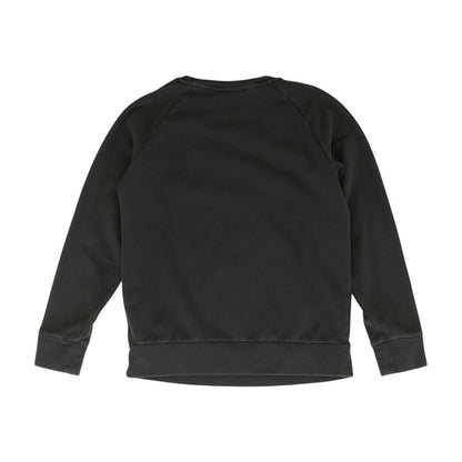 Black Solid Sweatshirt