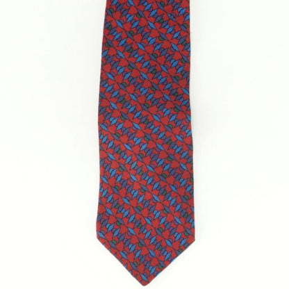 Vintage Red Patterned Neck Tie