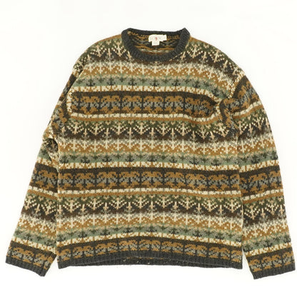 Multi Graphic Crewneck Sweater