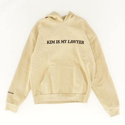 Tan Solid Hoodie Pullover