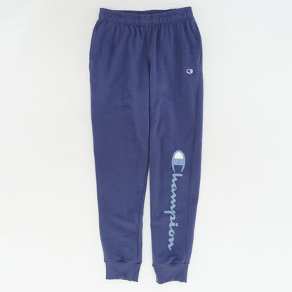 Blue Solid Sweatpants