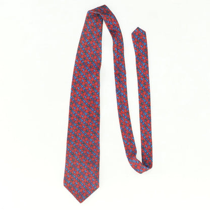 Vintage Red Patterned Neck Tie