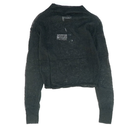 Black Crewneck Pullover Sweater