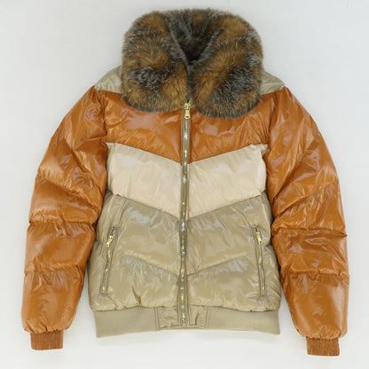 Tan Puffer Jacket