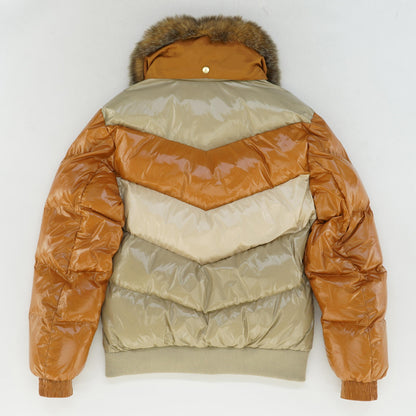 Tan Puffer Jacket