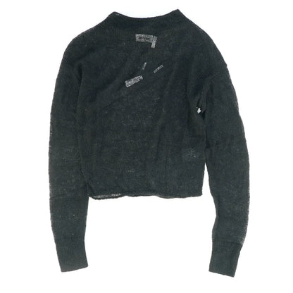 Black Crewneck Pullover Sweater